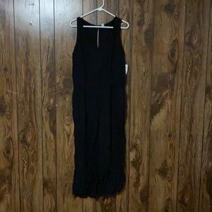 Old navy black sleeveless jumpsuit